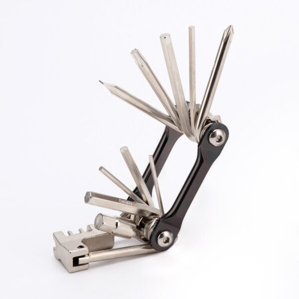MTB Multitool 11-in-1 mit Kettennieter – Kompaktes Fahrrad Reparaturwerkzeug